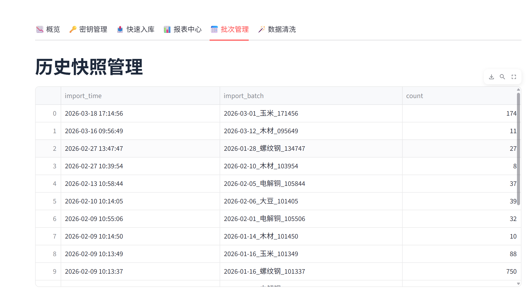 批次追溯管理系统